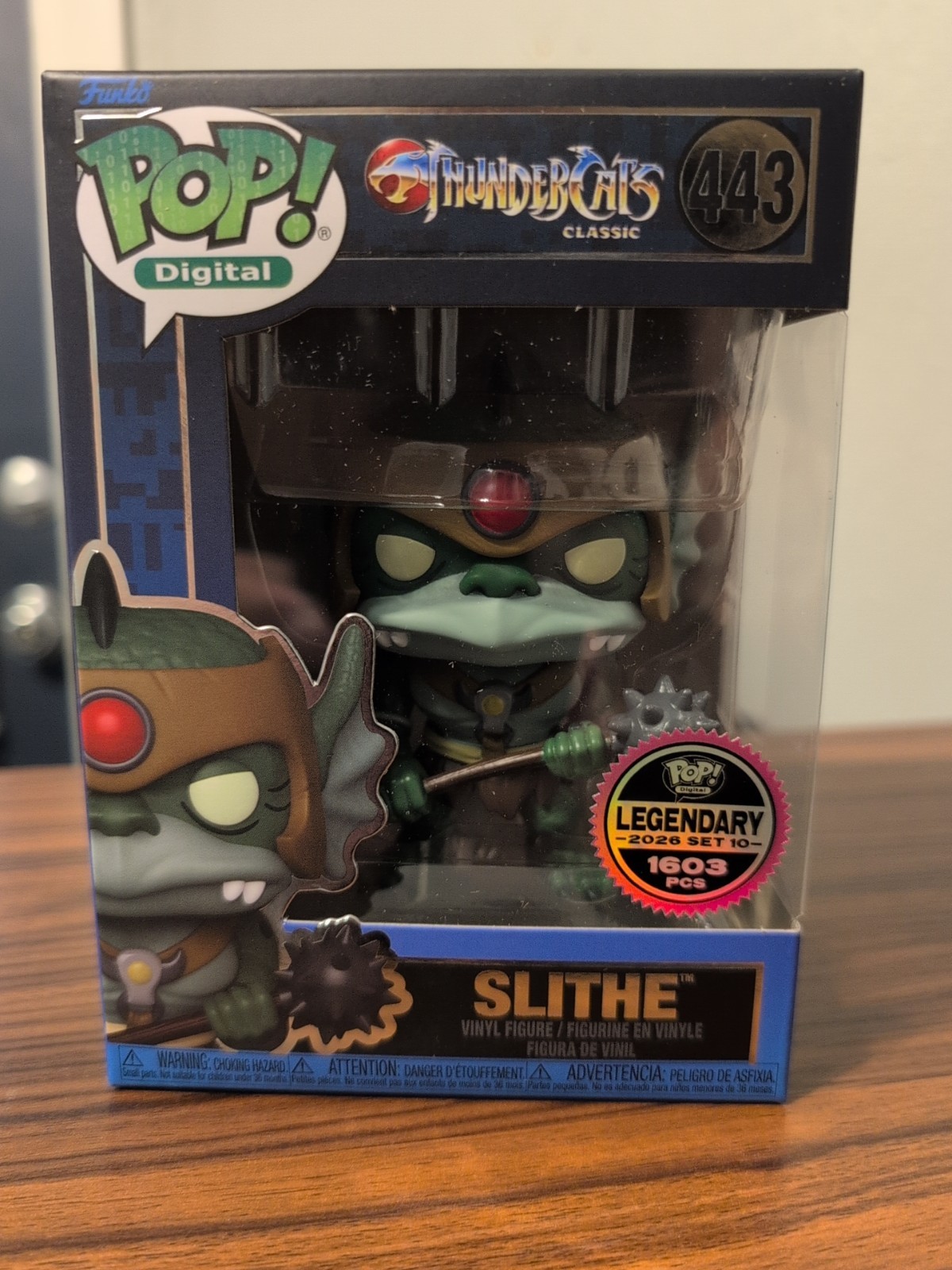 Funko Pop! Digital Slithe Thundercats #443 Legendary LE 1603 Pcs In Protector