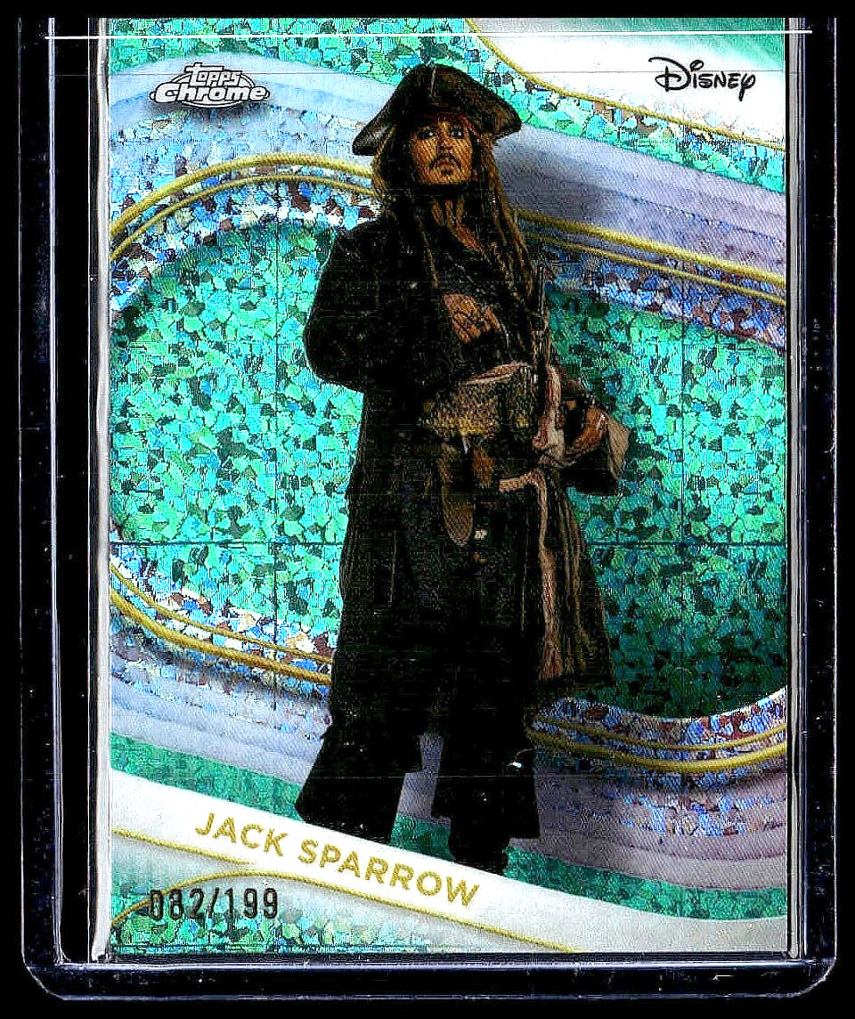 Jack Sparrow 2025 Topps Chrome Disney /199 #3
