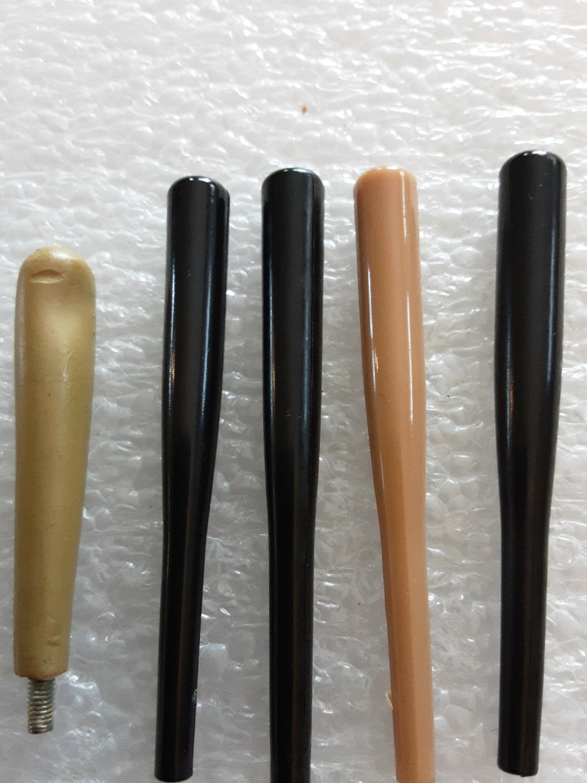 Mini Bat Replacements For Bobbleheads 5 Pc Lot 4 Rounded End 1 Screw In New Bda