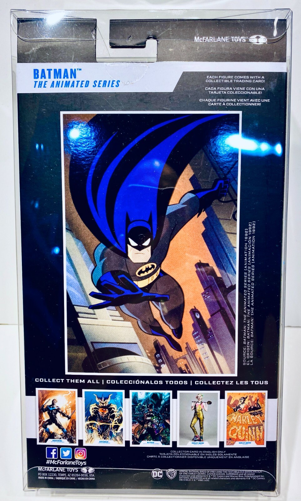 1 Box Protector For Black / Blue Box DC Multiverse Action Figures READ!