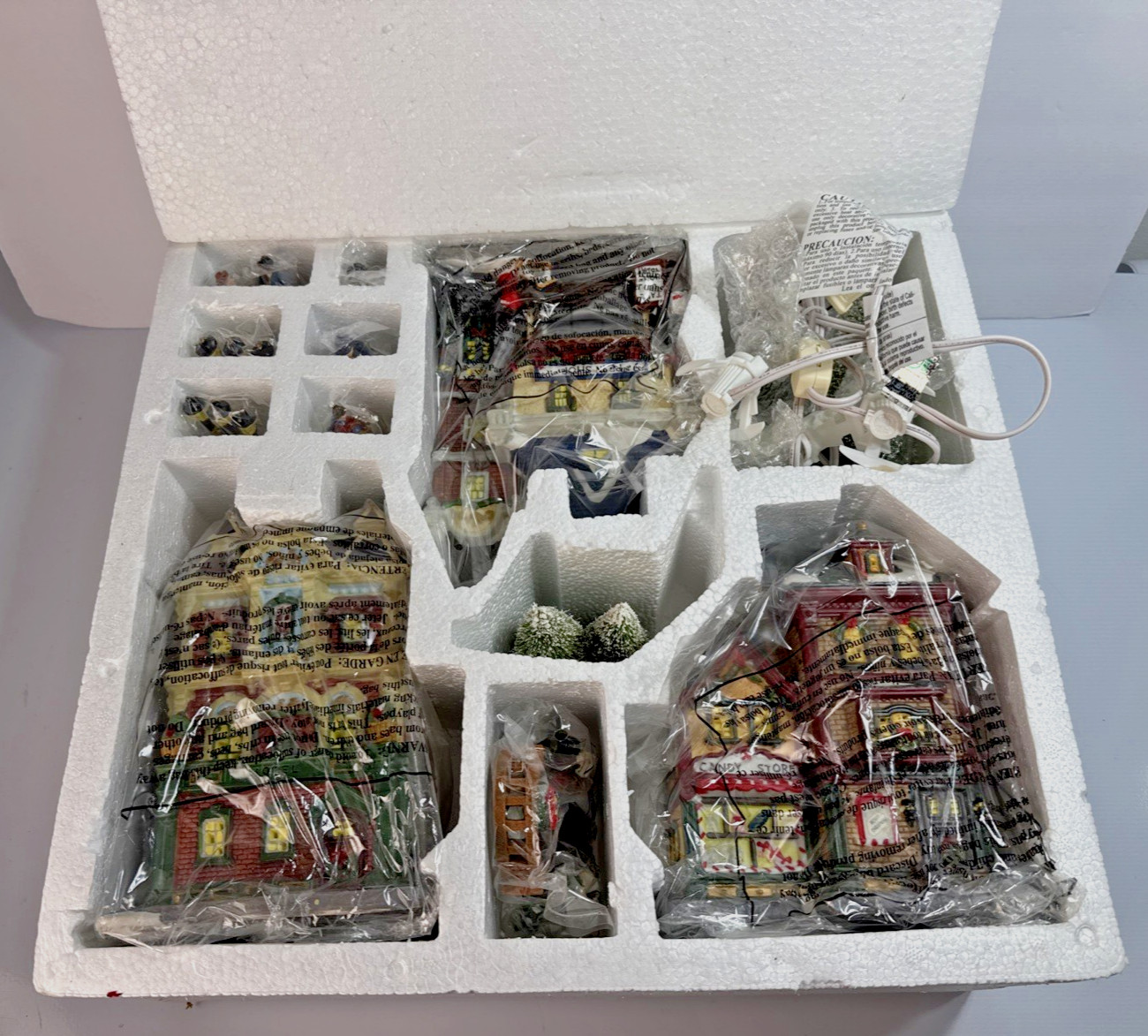 Home Accents Holiday Canterbury Lane 15pc Lighted Christmas Village Home Depot