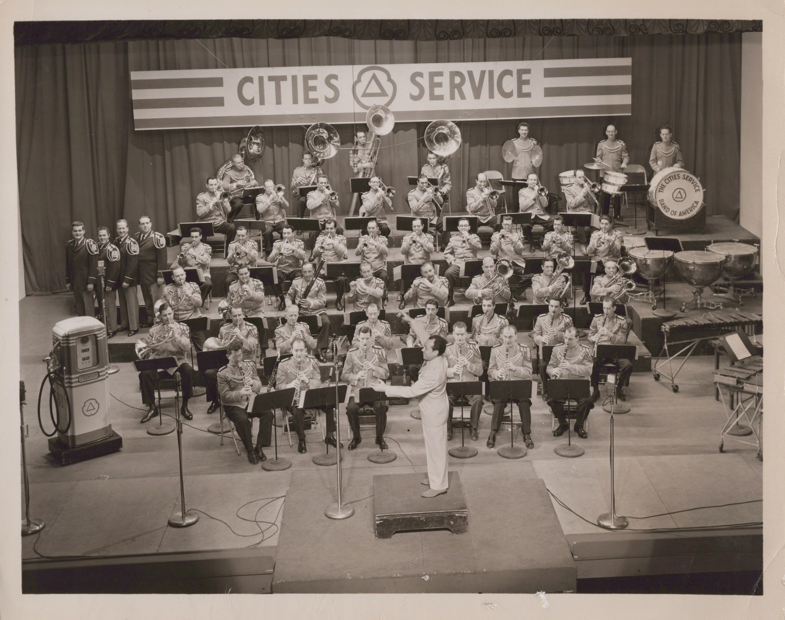 Paul Lavalle Cities Service Band 25th Carnegie l1952 – Original NBC Press Photo