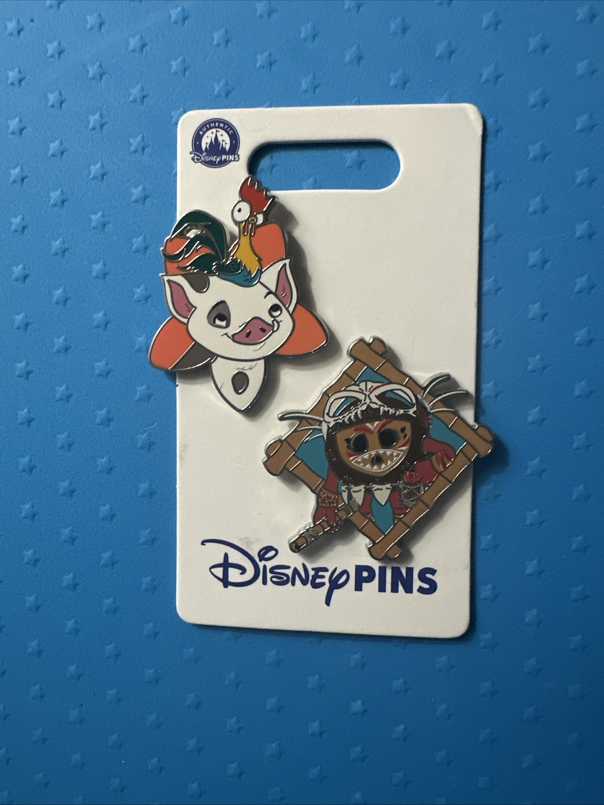 2025 Disney Parks Moana Pua Hei Hei & Kakamora OE 2 Pin Set