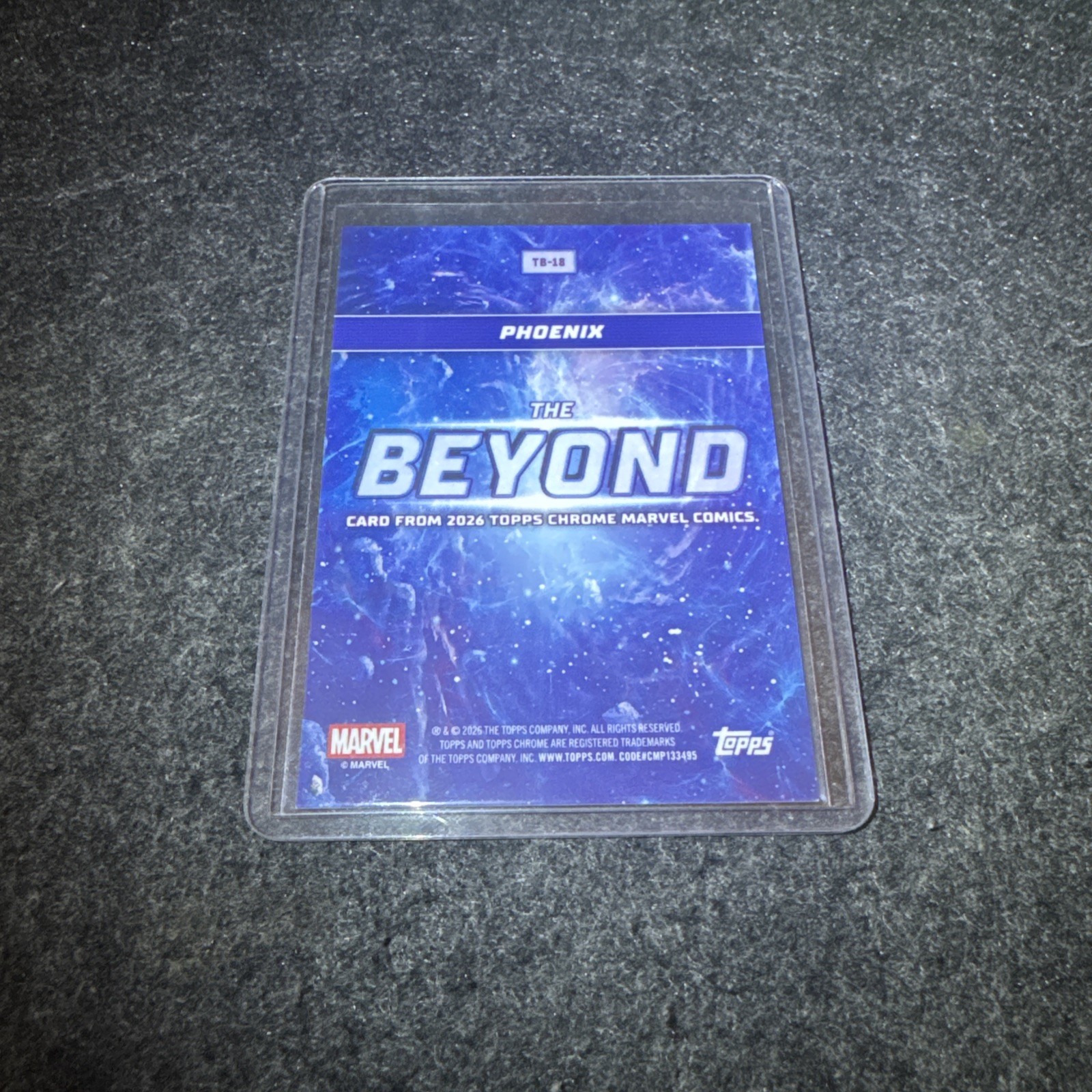 2026 Topps Chrome Marvel Comics Phoenix The Beyond Gold Refractor /50 #TB-18