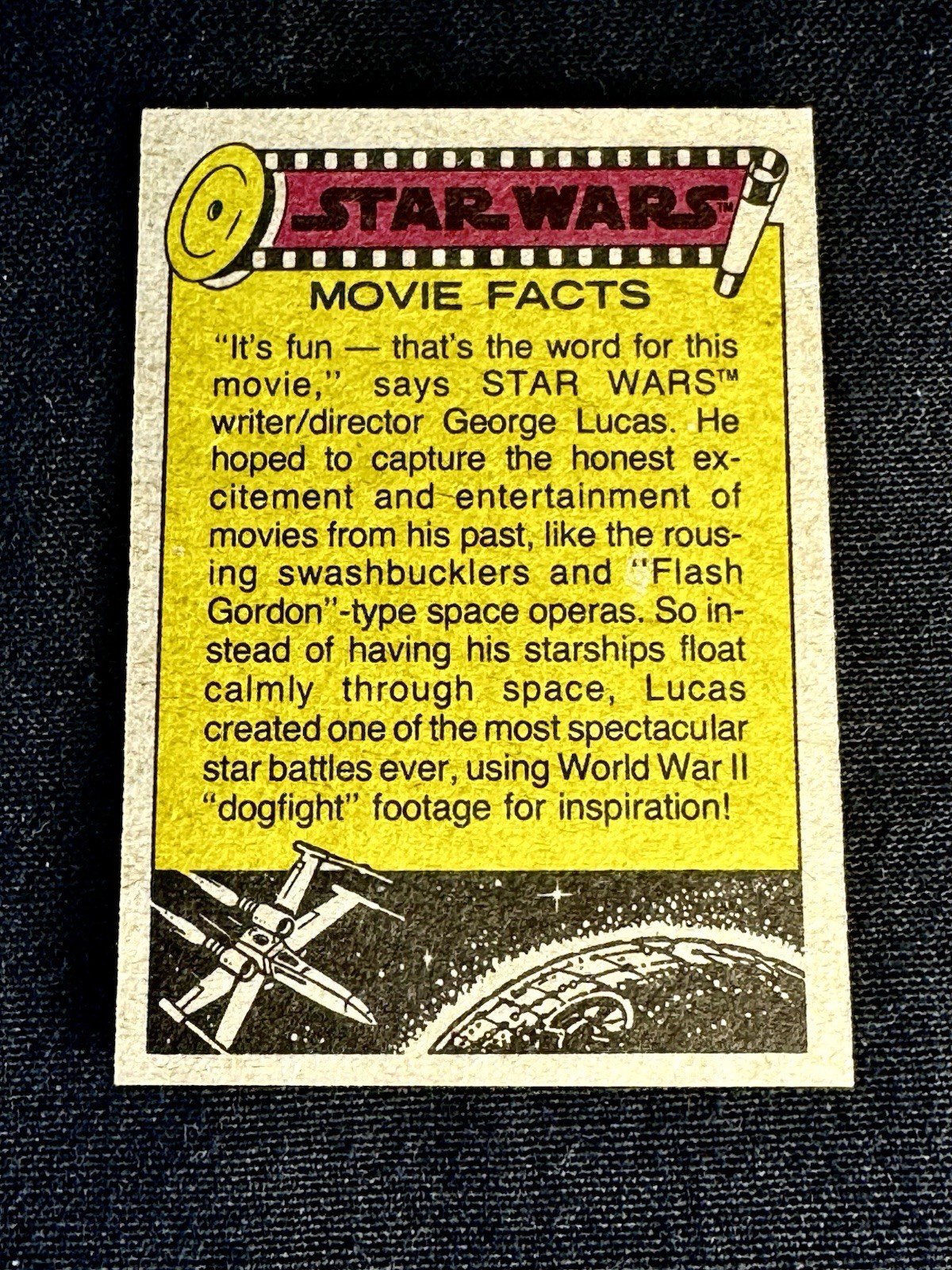 ‼️STELLAR VINTAGE‼️Harrison Ford As Han Solo – 1977 Topps Star Wars #58