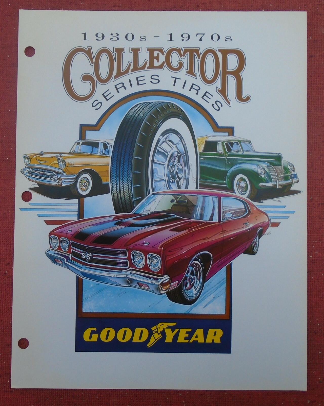 Goodyear Tire & Rubber Co 1930’s-1970’s Collector Serie Tires literature