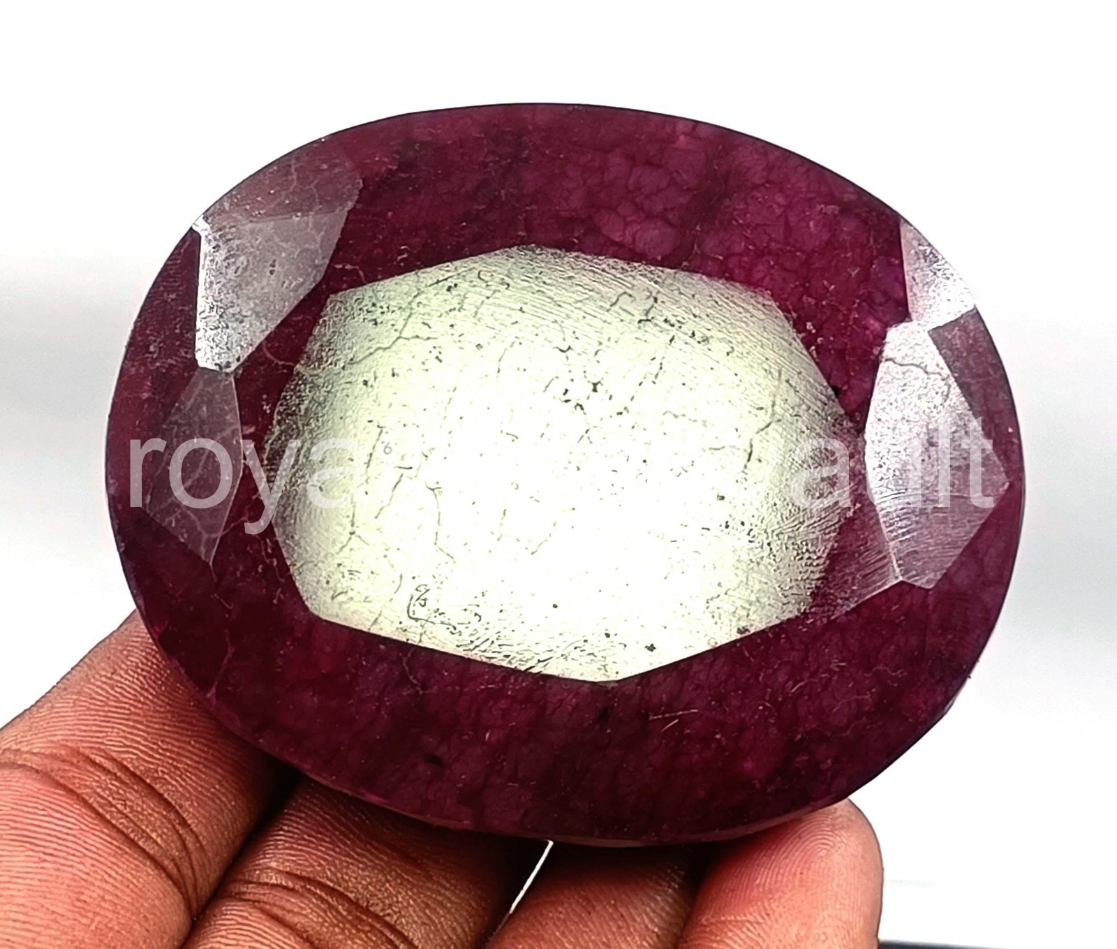 866.5 CT Oval Shape Natural Red Ruby IGL Certified Opaque Loose Gems 5AOI