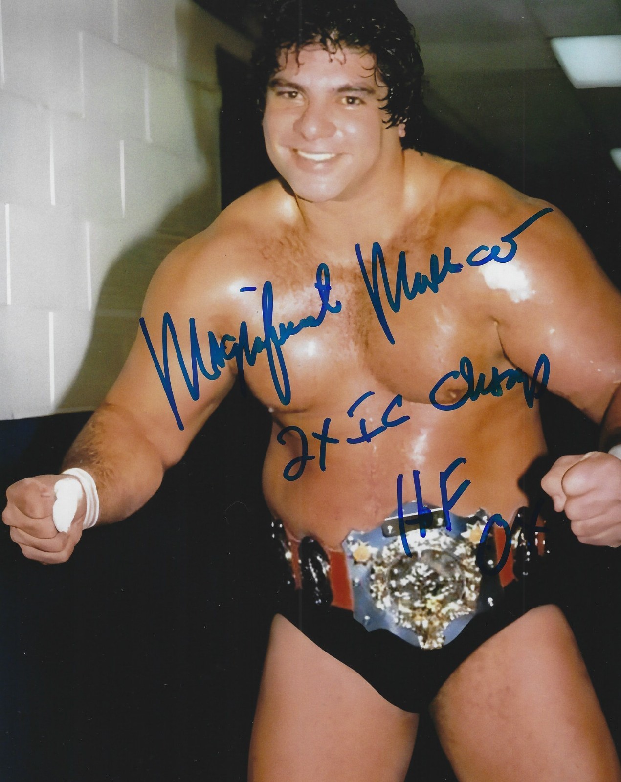 Don Muraco Autographed Signed 8×10 Photo – WWE WWF Wrestling Hall Of Fame w/COA