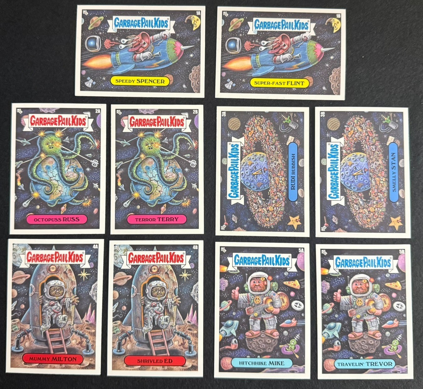 Garbage Pail Kids INTERGOOLACTIC MAYHEM 230-Card Set (Base/Warp/Farce)