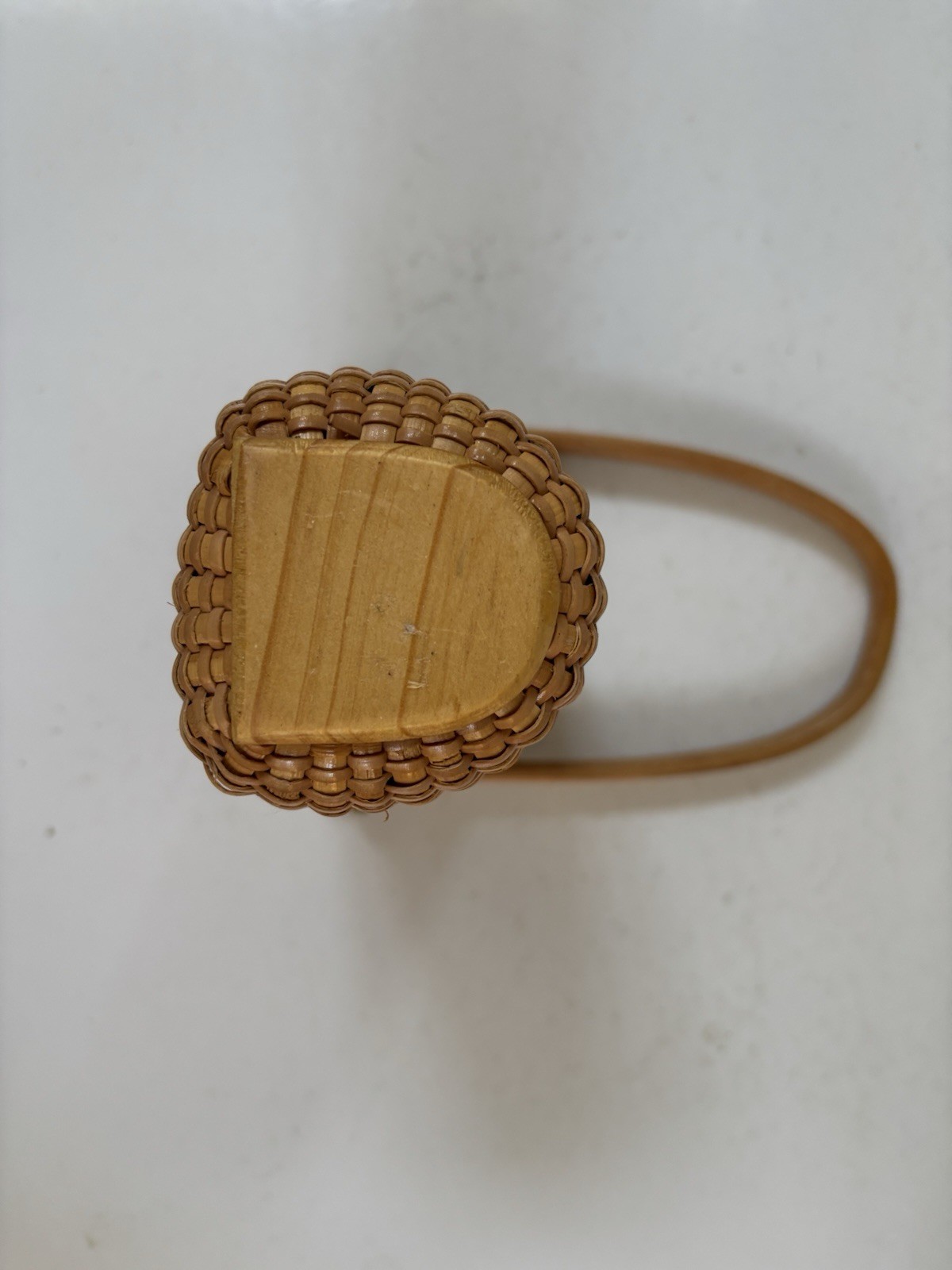 Nantucket basket flat back for door, wall or freestanding nautical decor