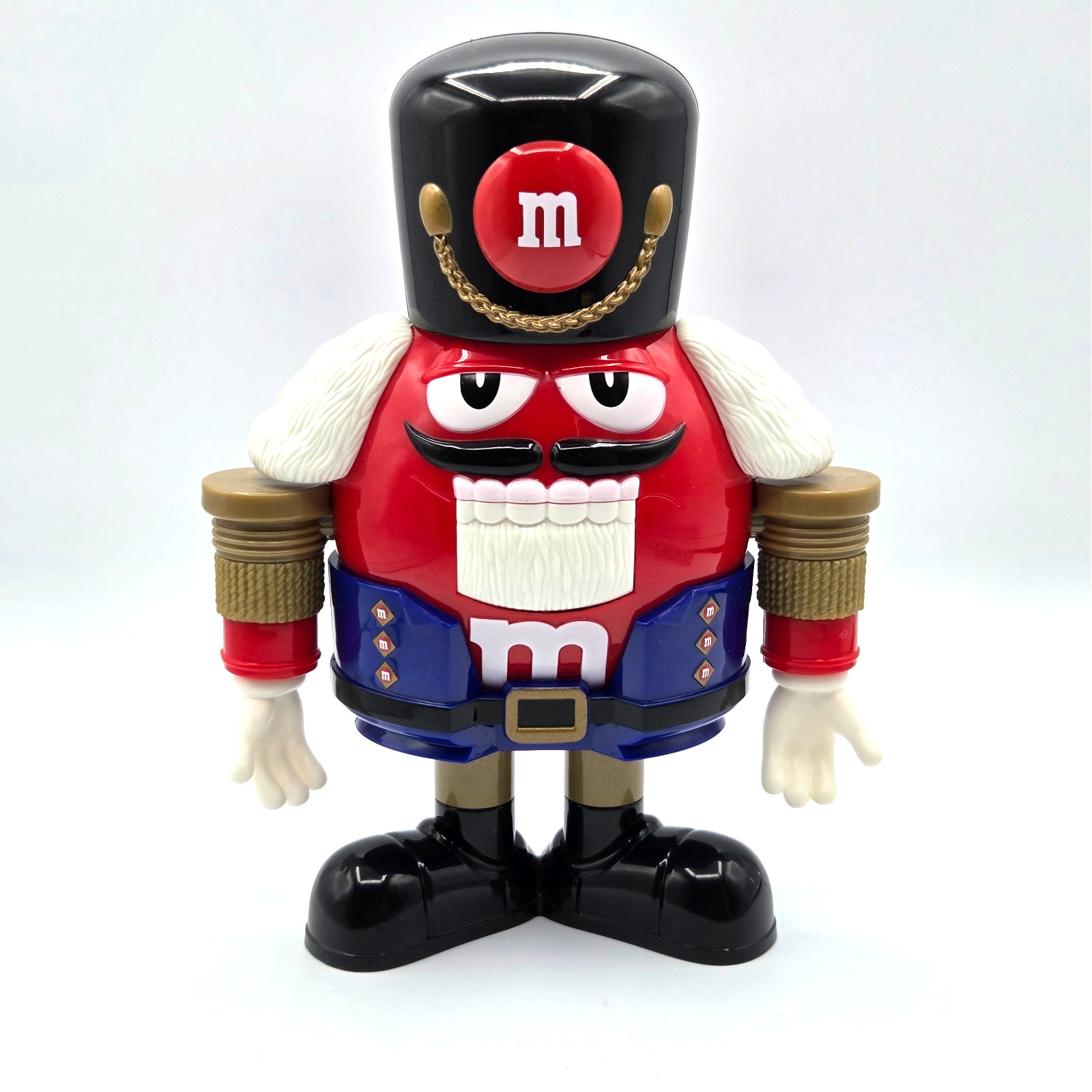 M&Ms Toy Soldier Red Nutcracker Holiday Ltd Edition Chocolate Candy Dispenser