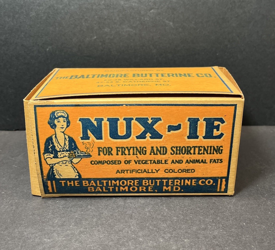 Nux-ie Baltimore Butterine Co Box Vintage Packaging