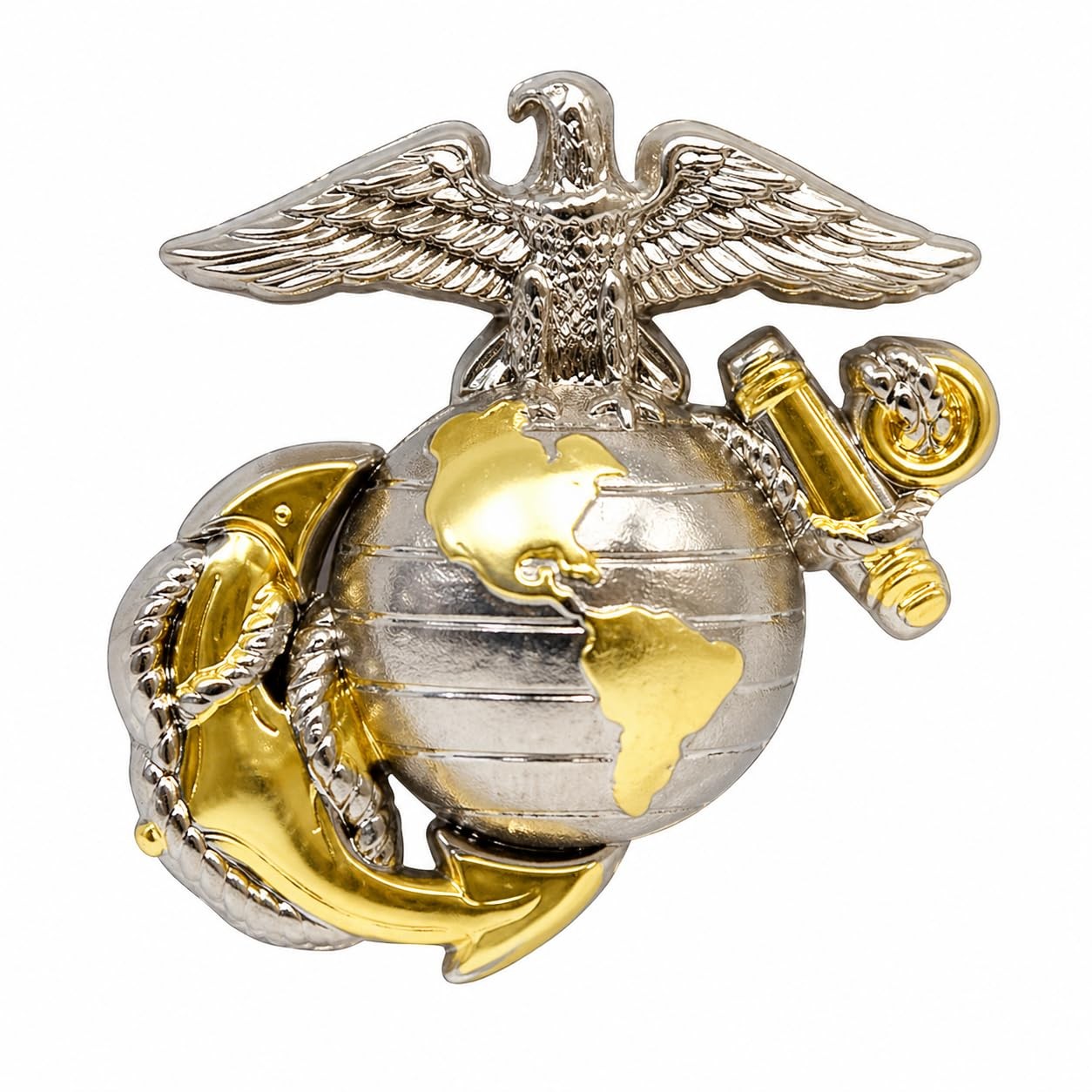 EagleEmblems United States Marine Corps Gold Tone Logo Emblem Lapel / Hat Pin