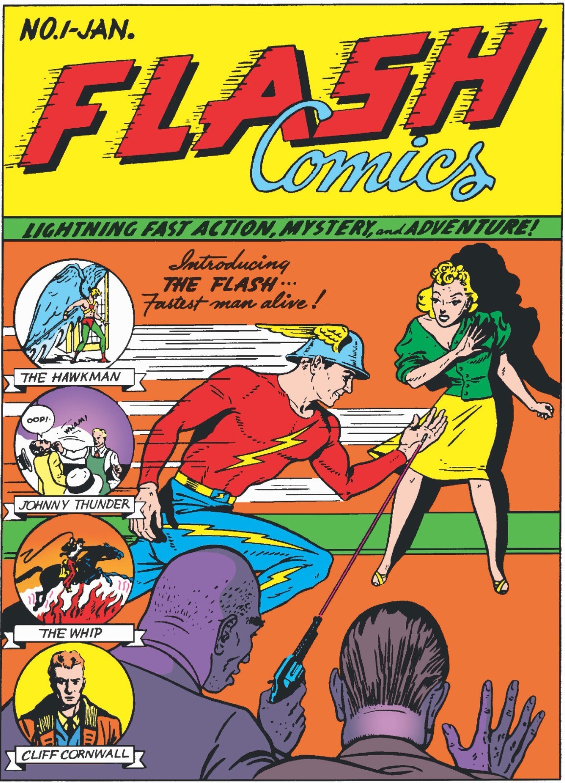 Flash Comics #1 Facsimile Edition Cover A Sheldon Moldoff PRESALE 12/4/24
