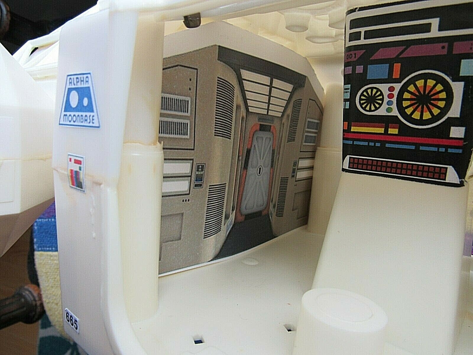 Custom Designed Cardstock BULKHEADS for SPACE 1999 Mattel Eagle 1 as shown