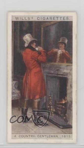 1929 Wills English Period Costumes Tobacco A Country Gentleman 1815 #44 0w8f