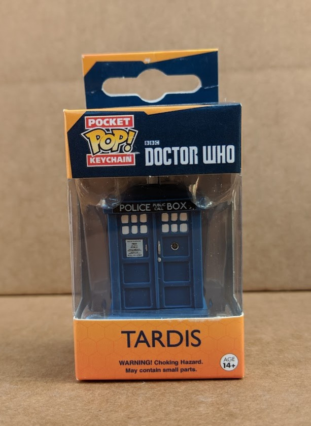Funko Pop! Pocket Pop! Doctor Who TARDIS Telephone Box Key Chain