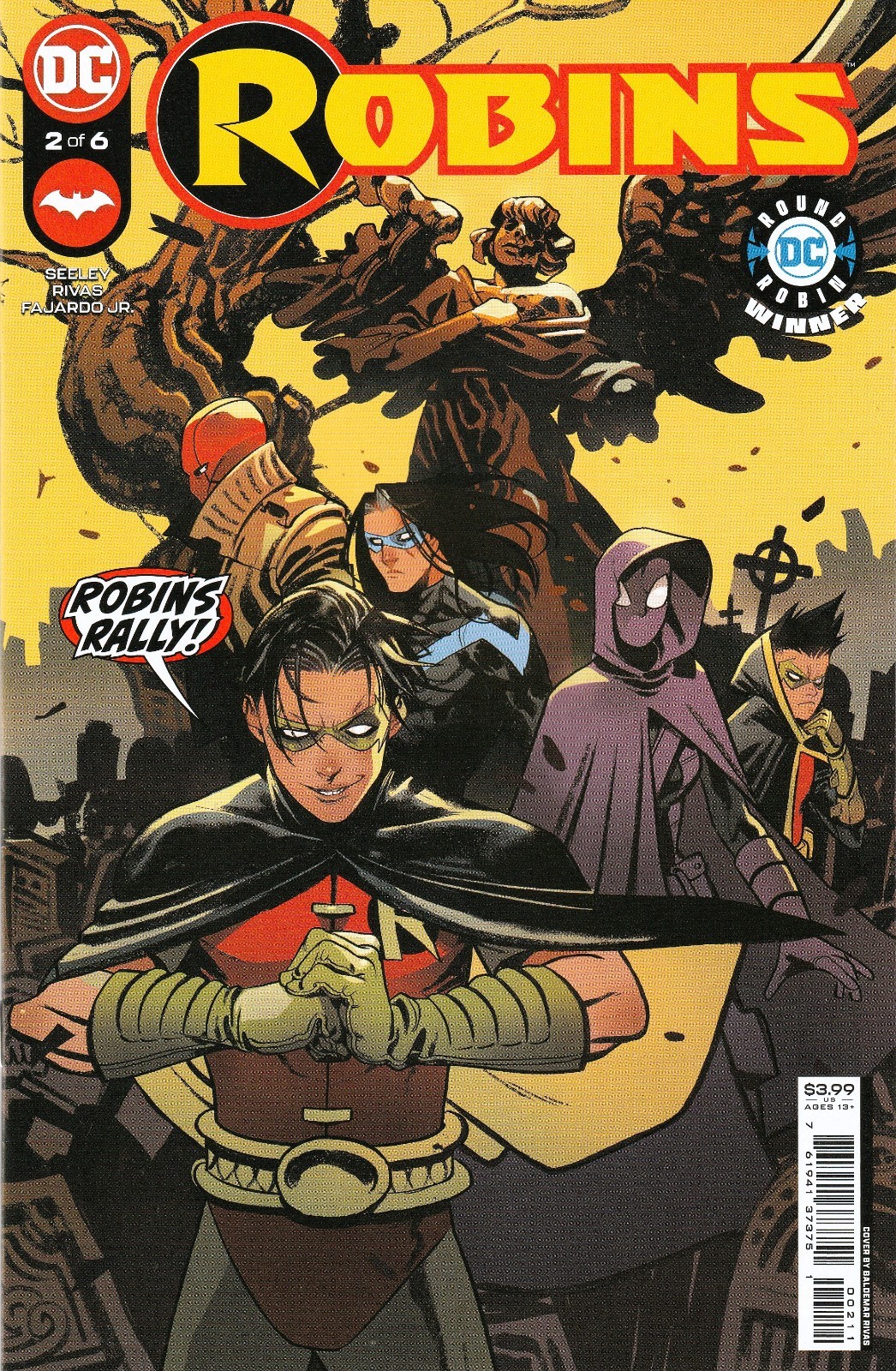 ROBINS #2 of 6 (2022) TIM SEELEY / BALDEMAR RIVAS ART & COVER~ UNREAD NM