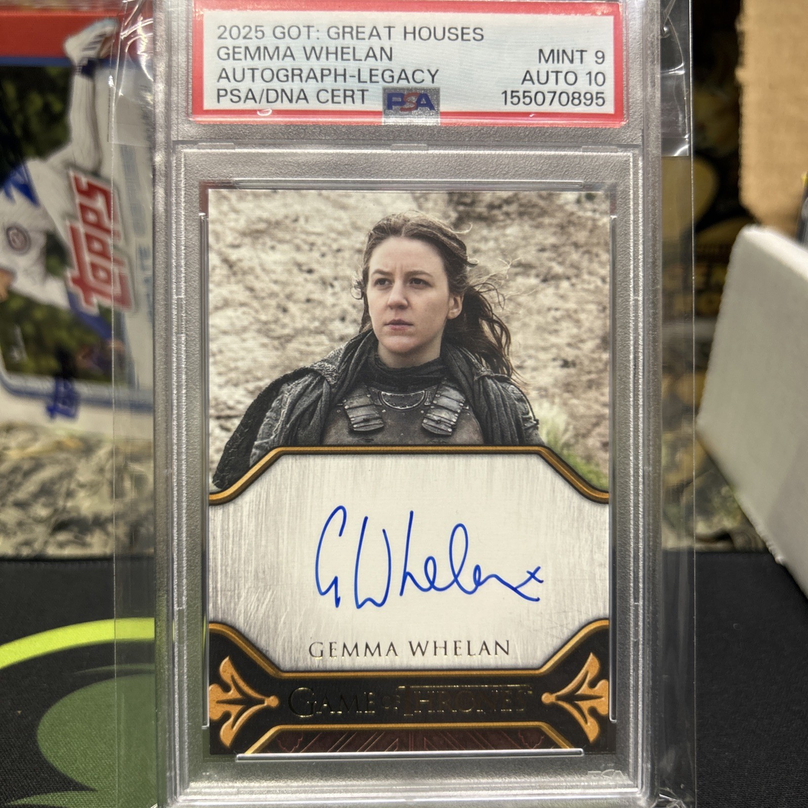 2025 Game of Thrones: The Great Houses #NNO Gemma Whelan Legacy PSA 9 Auto 10