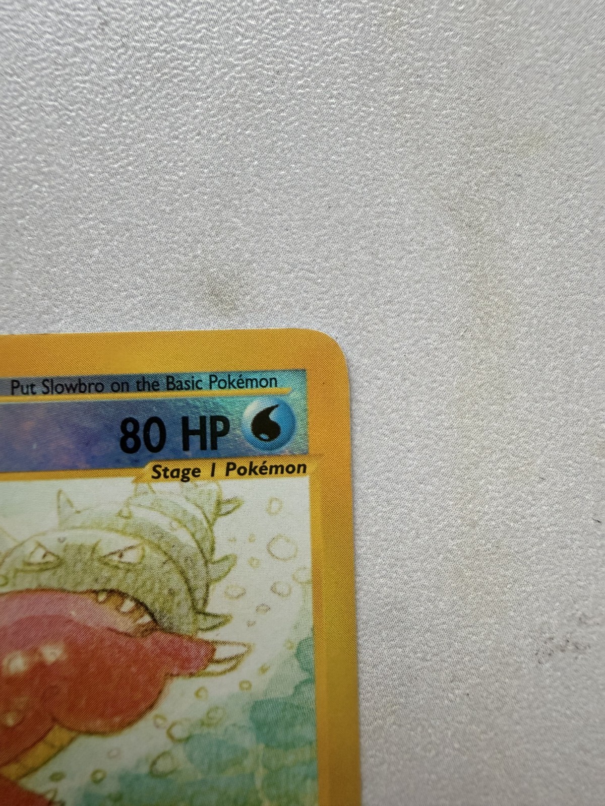 Slowbro 33/147 Aquapolis Reverse Holo e-Reader Series Vintage Pokemon Card NM-