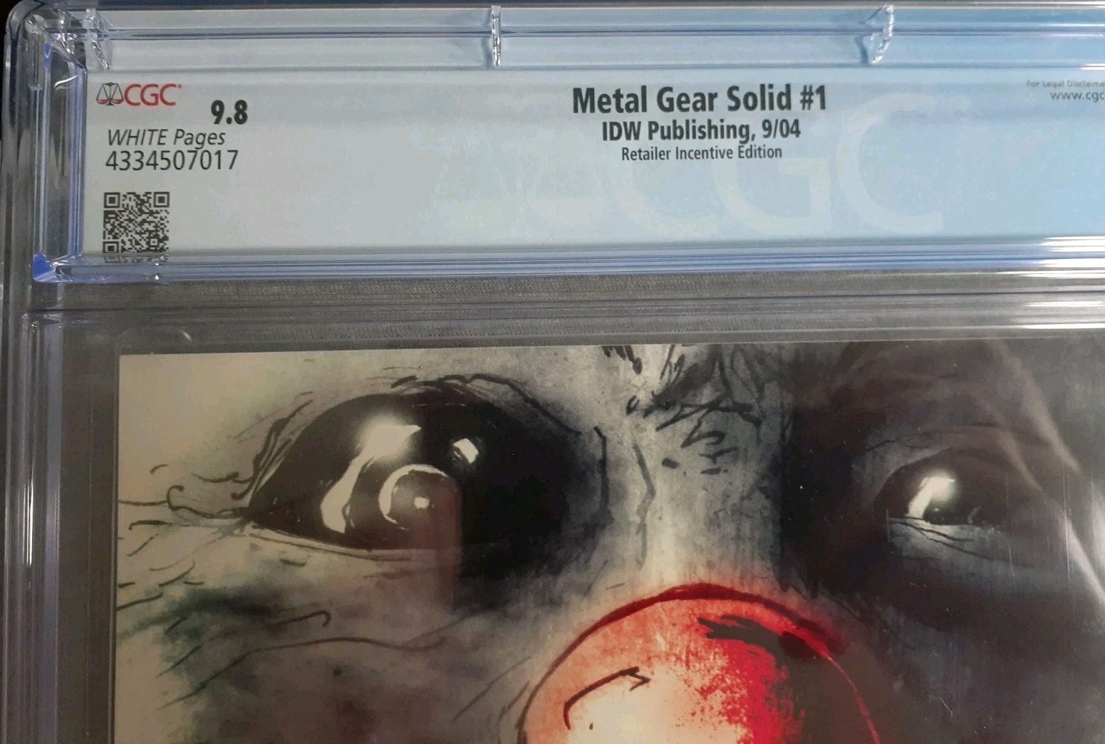 METAL GEAR SOLID #1 DIAMOND RETAILER SUMMIT IDW COMICS 2004 CGC 9.8 VERY RARE