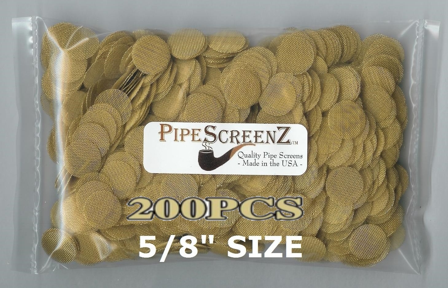 200 Pcs 5/8 Inch 0.625 Inch 15.833mm Highest Quality Brass Pipe Screen US