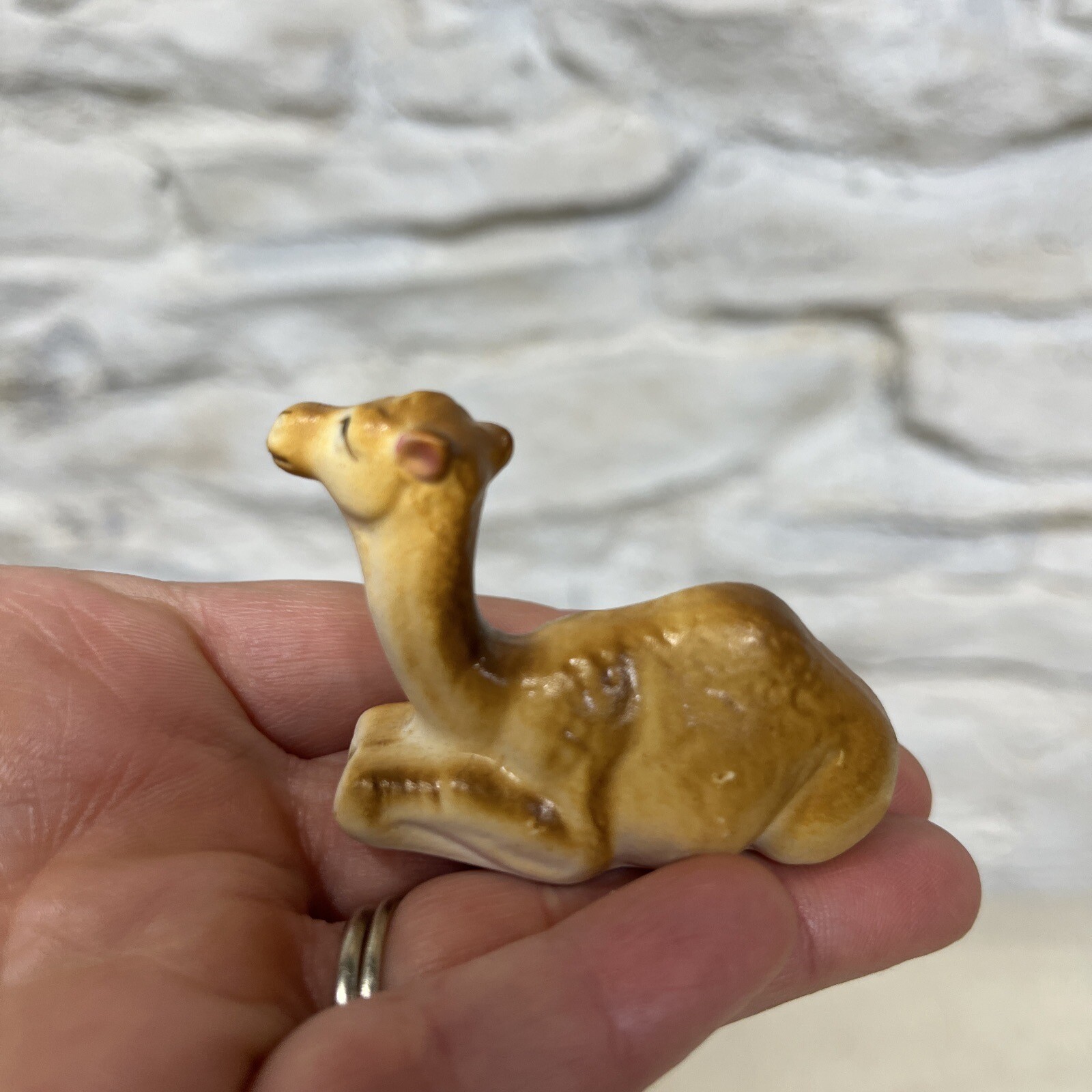 Replacement Pieces Vintage Nativity Bone China Camel Post War Japan Set of 3
