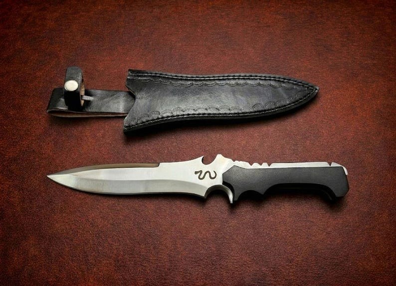 Resident Evil 4 Jack Krauser Knife/D2 Steel Blade With Micarta Handle & Sheath