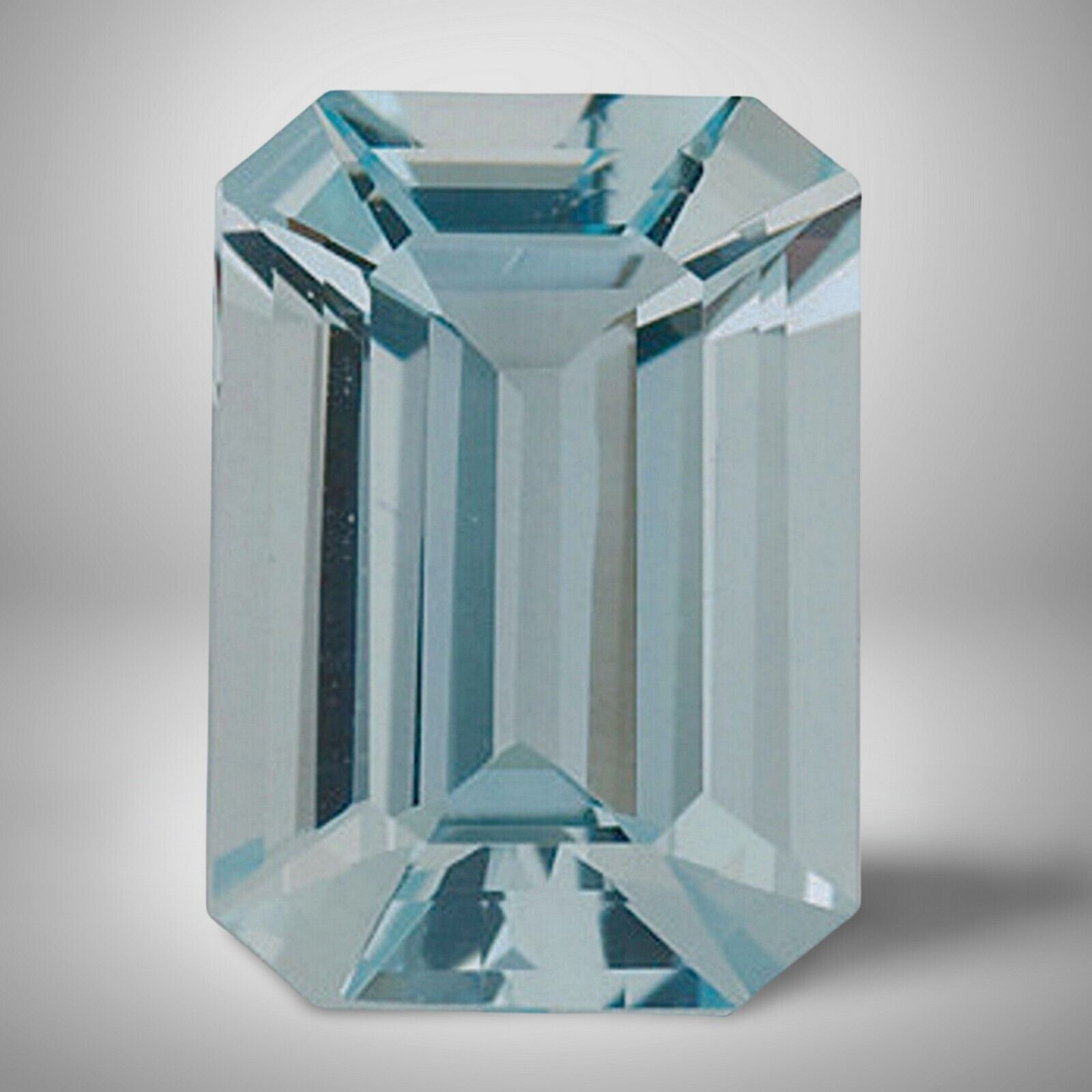 Aquamarine Octagon Cut Gemstone 5.1 Cts – 12×10 mm Vivid Precious Jewelry Gem
