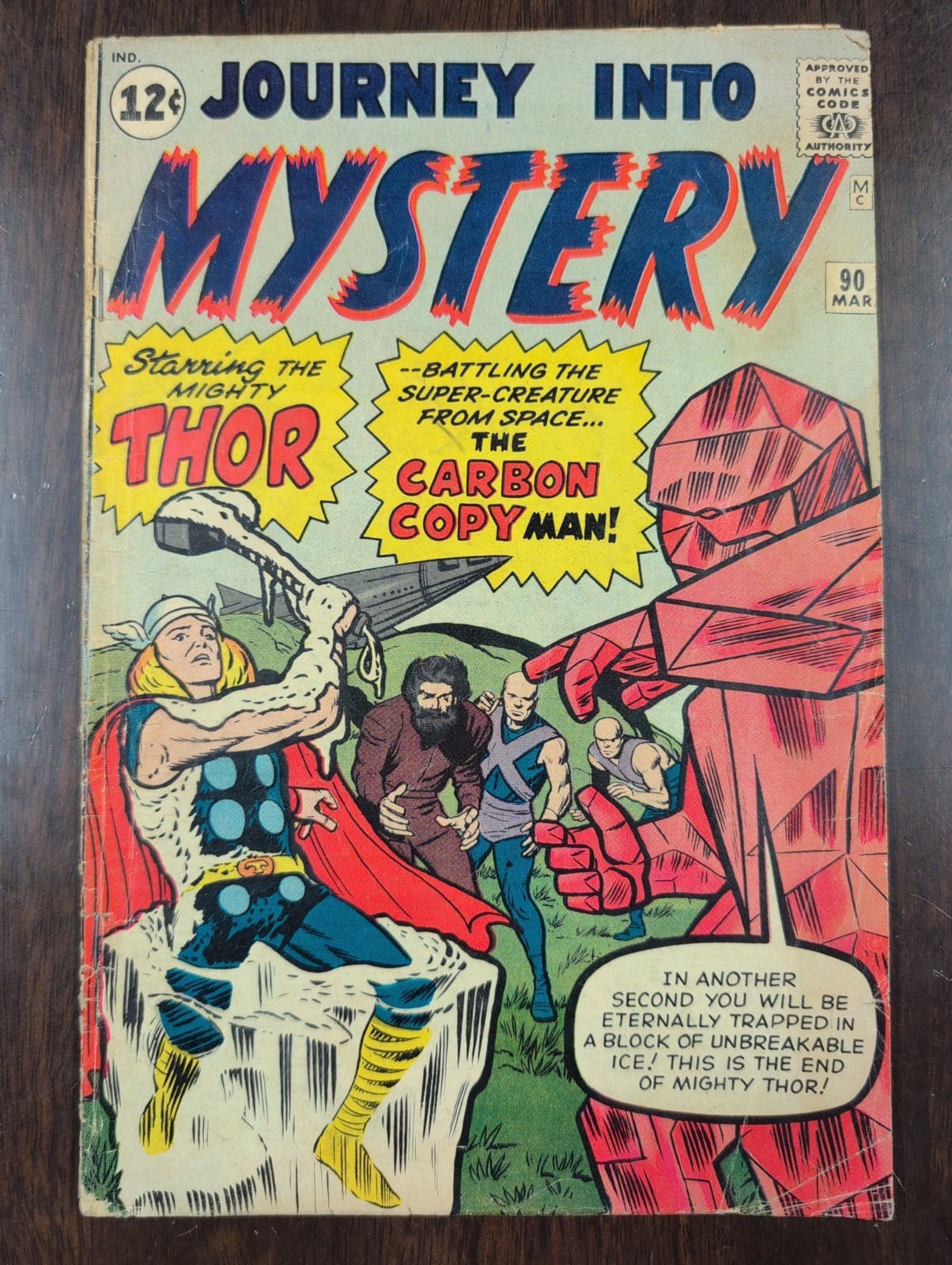 JOURNEY INTO MYSTERY #90 – EARLY THOR – DITKO SHORT