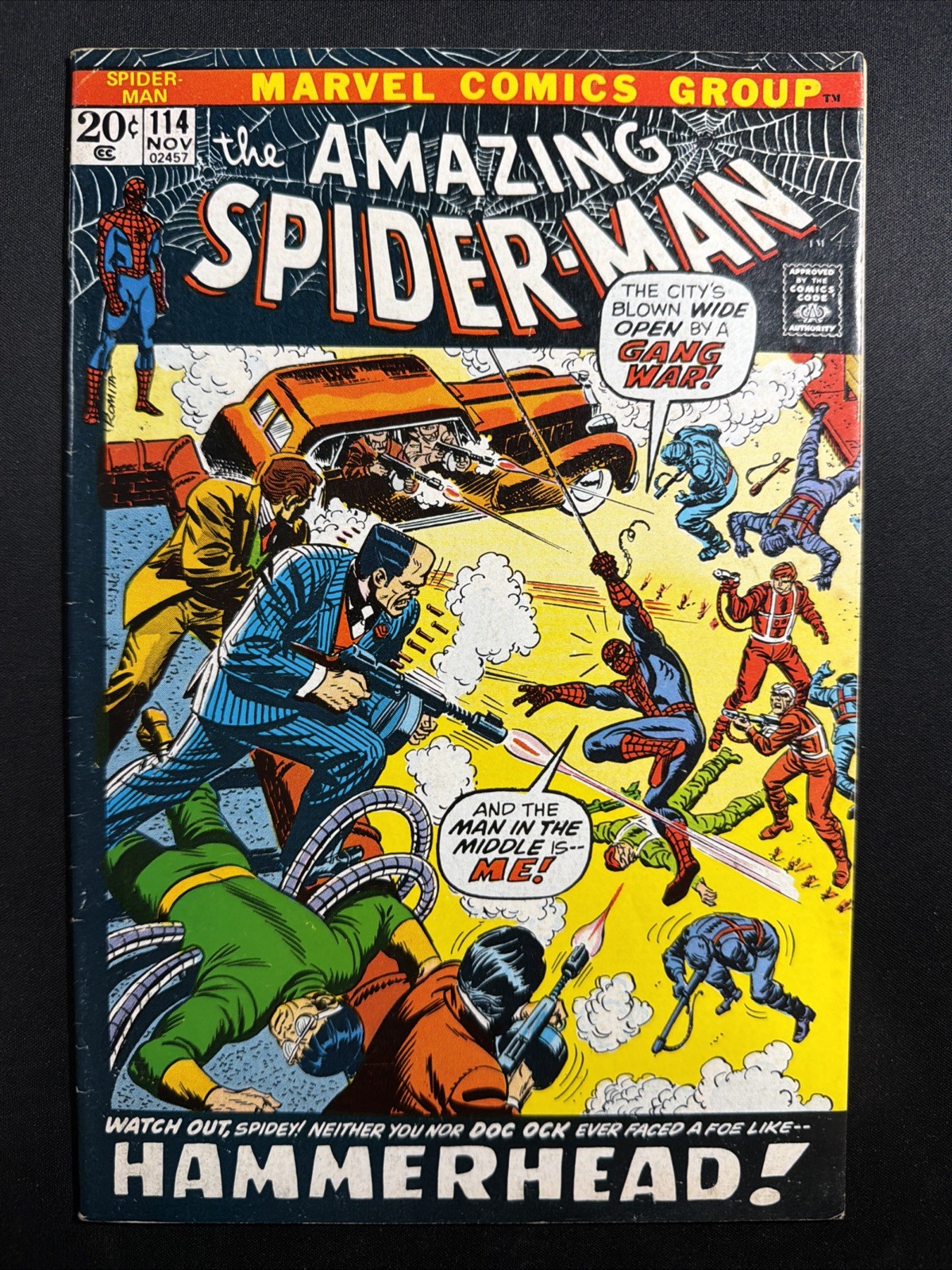 Amazing Spider-Man #114 1972 Marvel Comics 1st Print Bronze Age VG/Fine