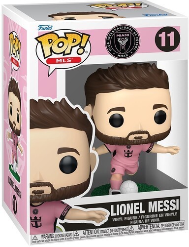 Funko POP! MLS: Inter Miami – Lionel Messi #11 Pink Vinyl Figure, Collectible