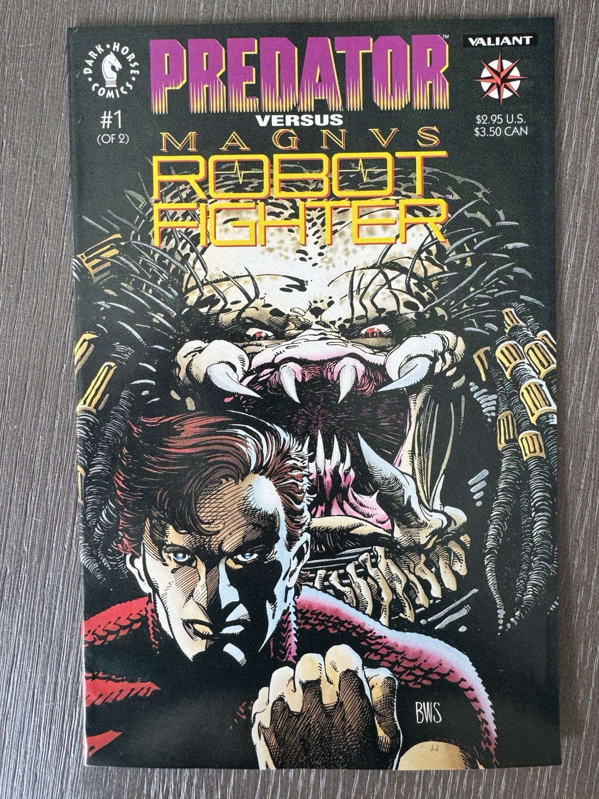 Predator Versus Magnus Robot Fighter #1 1992