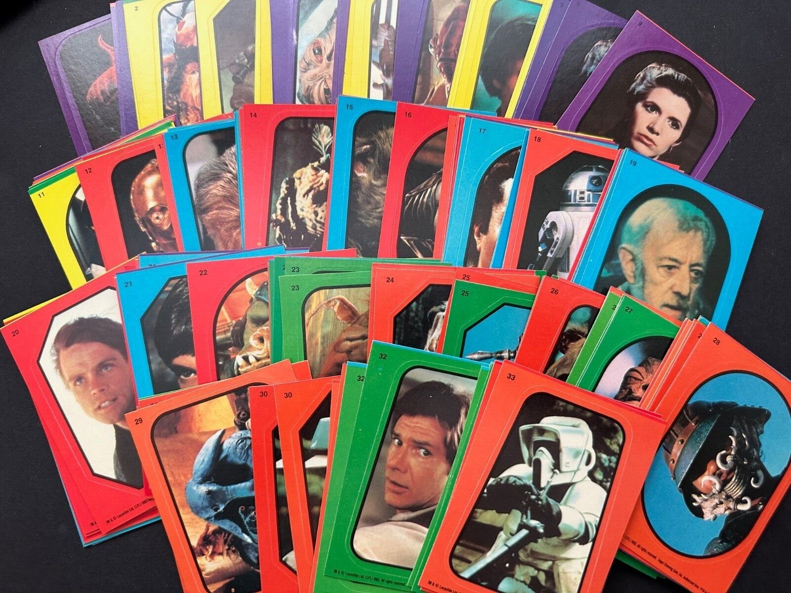 1983 Topps Star Wars Return of The Jedi Series 1 Stickers – YOU CHOOSE