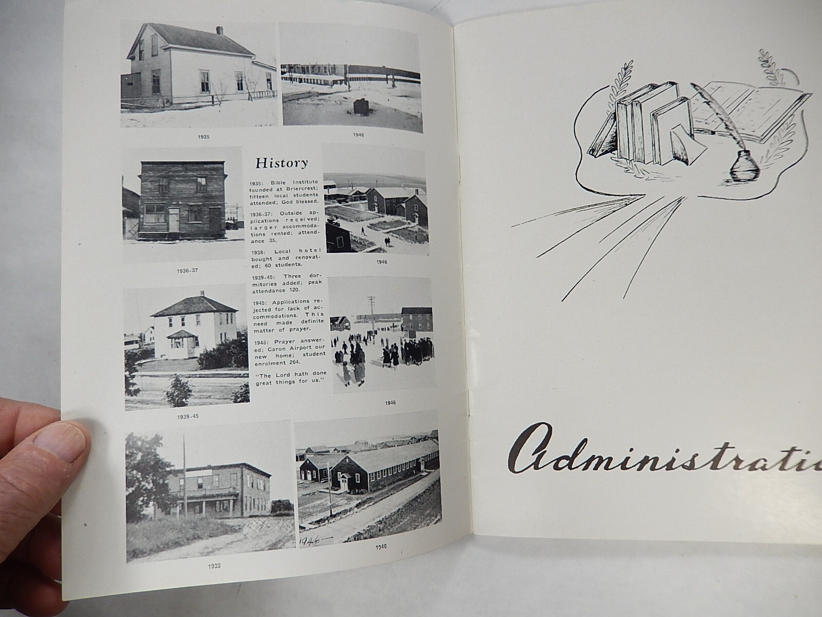Yearbook, Briercrest Bible Institute, Caronport, SK, Canada, 1947, The Optic
