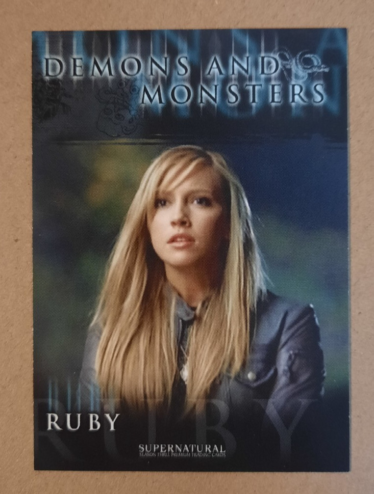 SUPERNATURAL Season Three Trading Cards #67 Inkworks 2008 “Ruby”