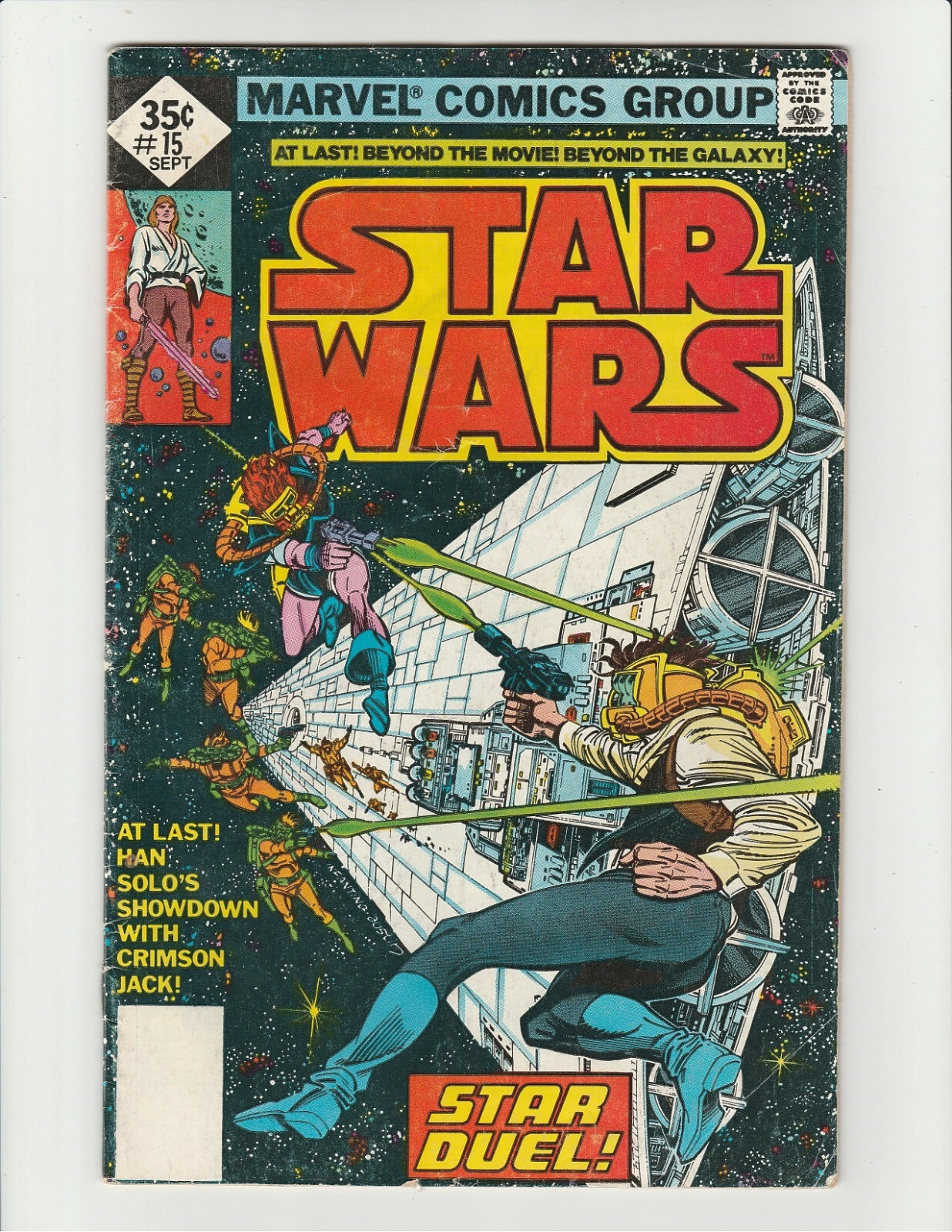 Star Wars #15 Whitman Diamond Reprint Marvel Comic 35 cents 3.5 VERY-GOOD–