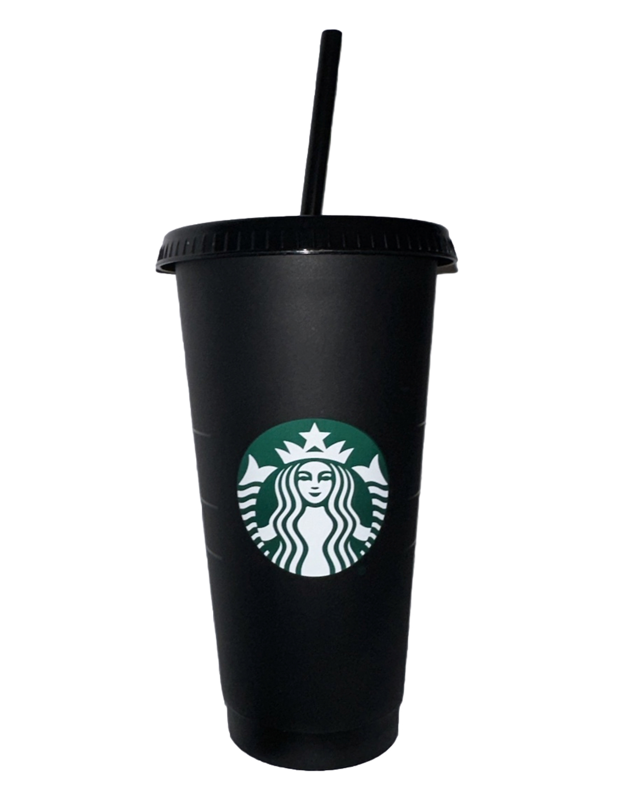Starbucks Black Venti Cold Cup with Lid and Straw