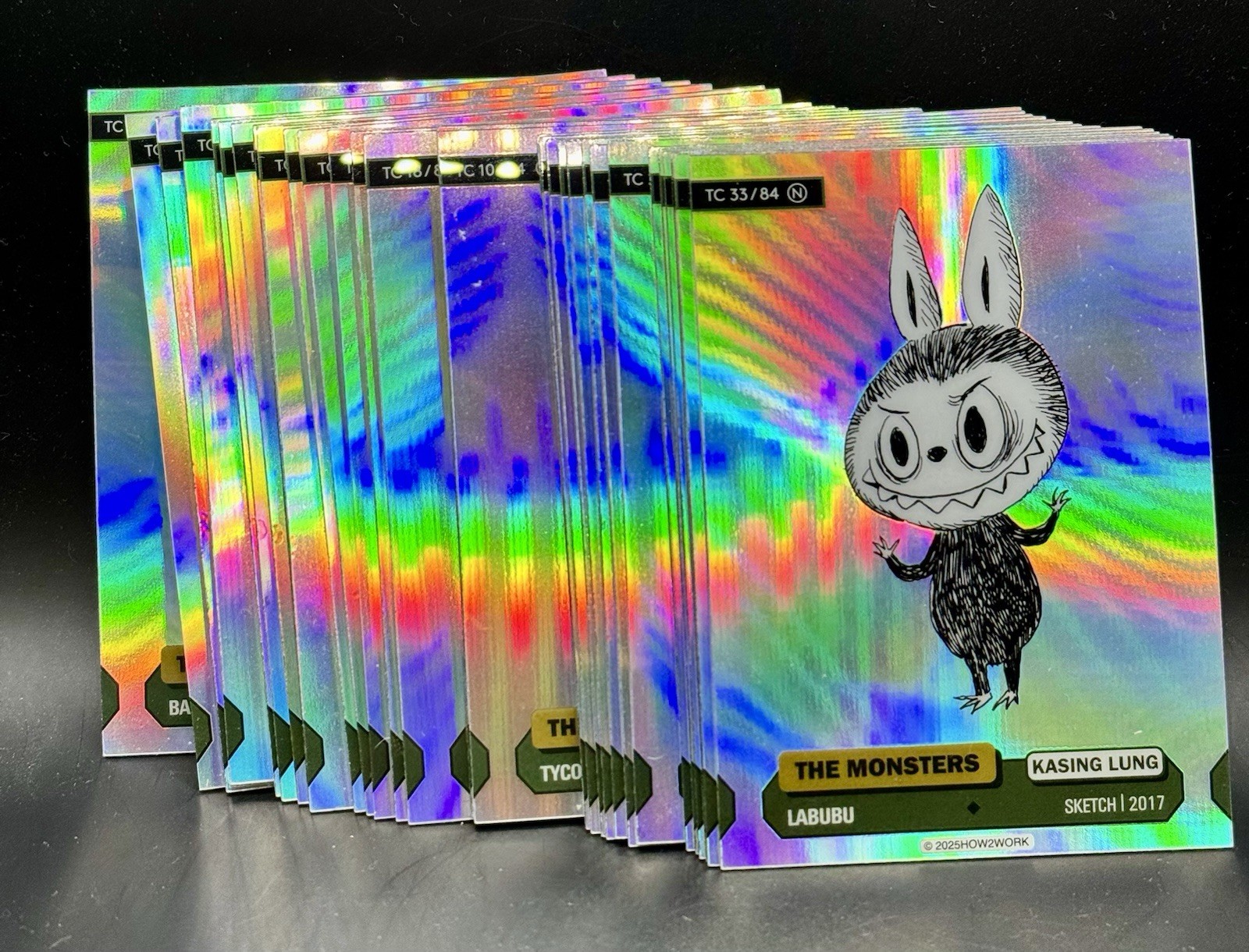 2025 How2Work Chrome THE MONSTERS Labubu Huge Lot Of 30 RARE!!