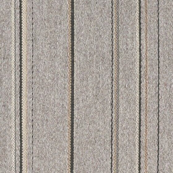 Designtex Sunbrella Splice Shadow gray and tan stripe Outdoor Upholstery Fabric