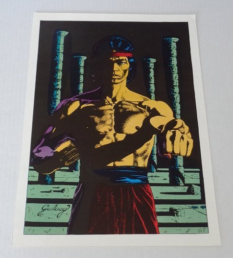 1978 Marvel Comics poster 1:Master of Kung Fu Shang-Chi pin-up: 70’s Marvelmania