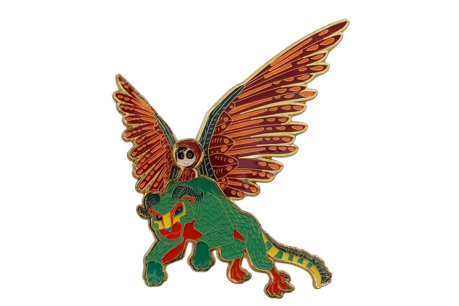 PIXAR Coco Limited Edition 3″ Enamel Pin With Moveable Wings Pepita the Alebrije