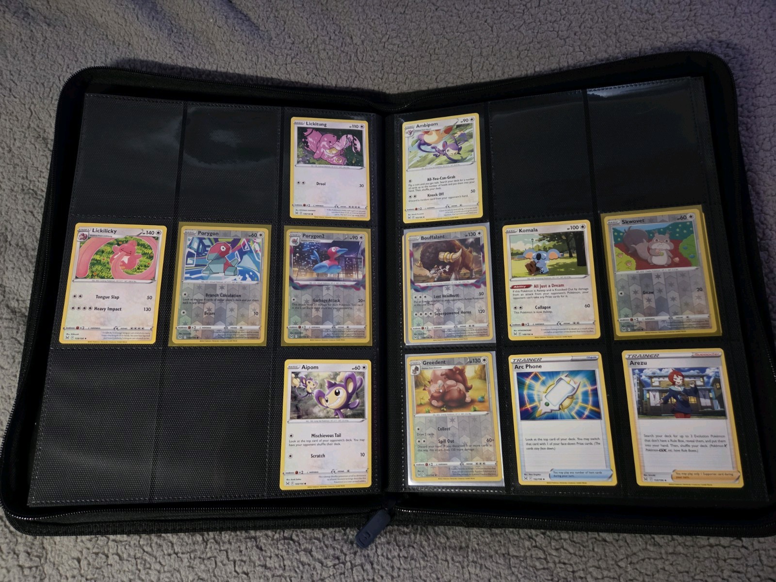 Lost Origin Binder Collection (incomplete) Holo/ Reverse Holo (Binder included)