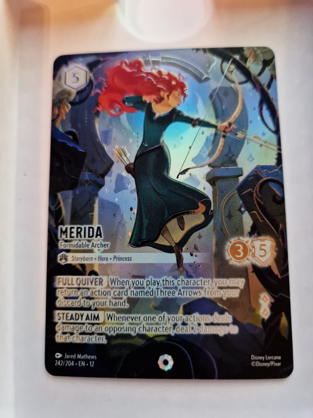 Merida Formidable Archer Iconic Wilds Unknown 242 Disney Lorcana – see pictures
