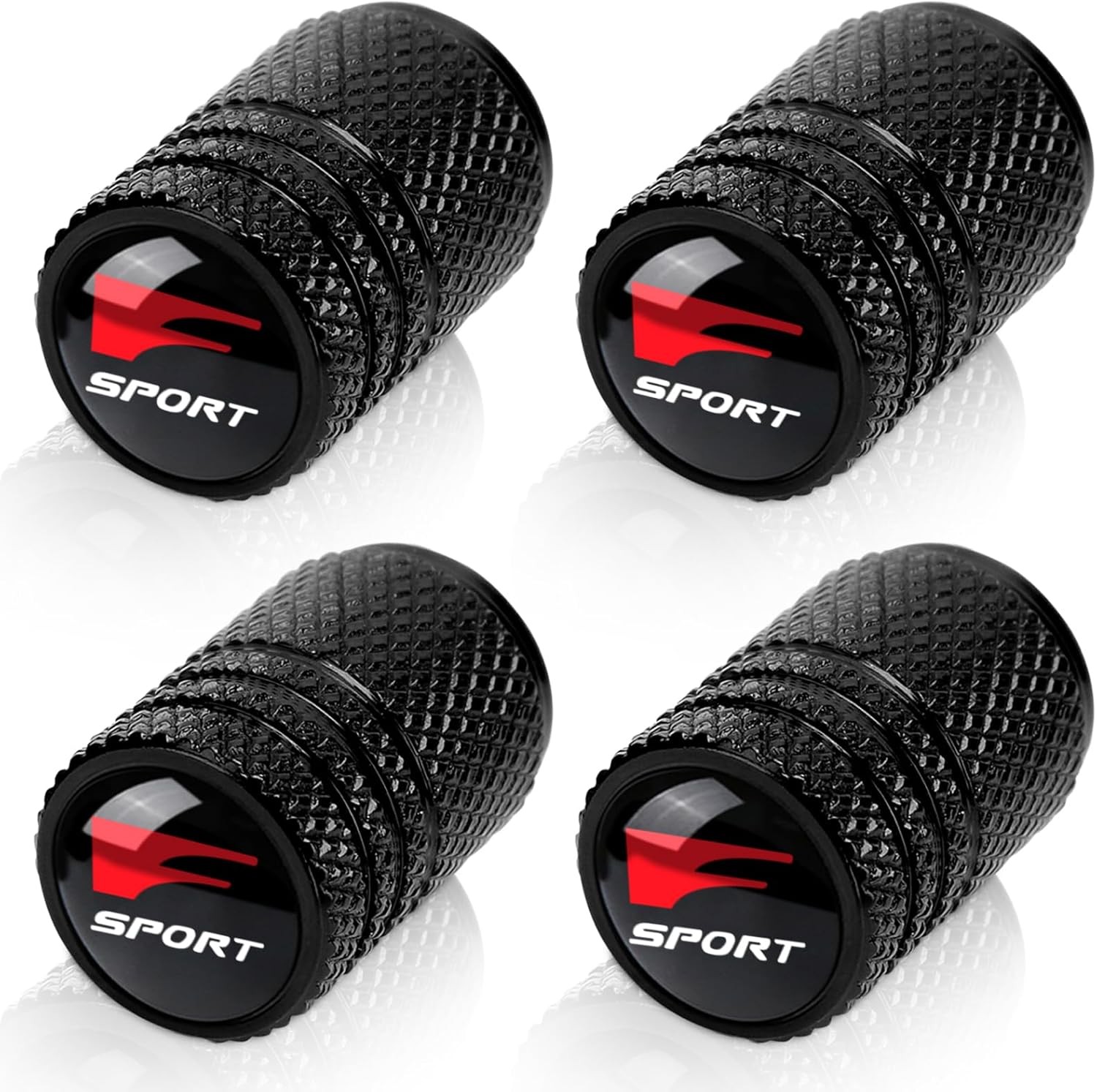 4pcs Tire Valve Stem Caps, Compatible with Lexus f Sport Series Stem Cap Univers