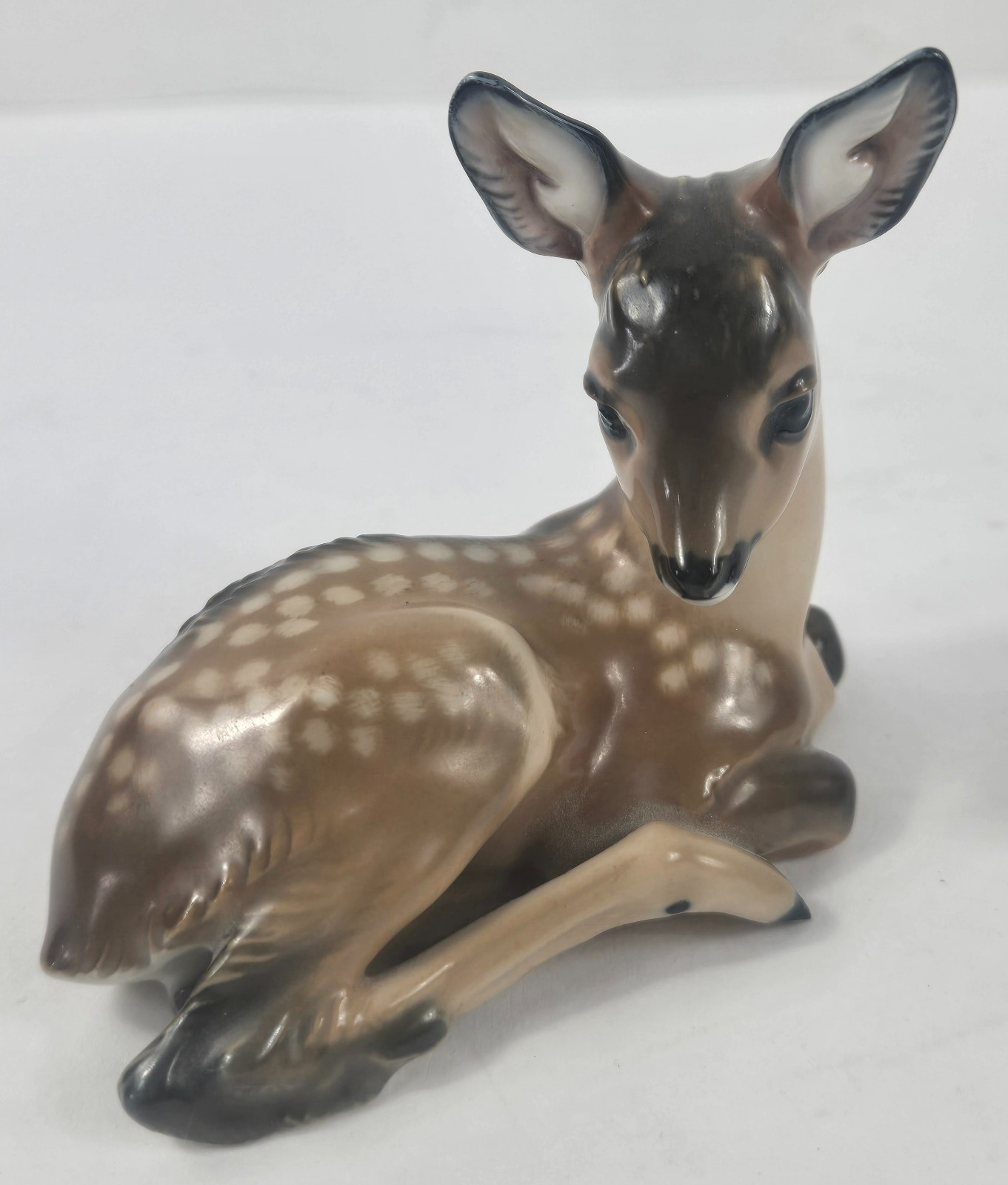 Vtg Eschenbach Bavaria Germany Theodor Karner Ceramic Deer Fawn Figurine