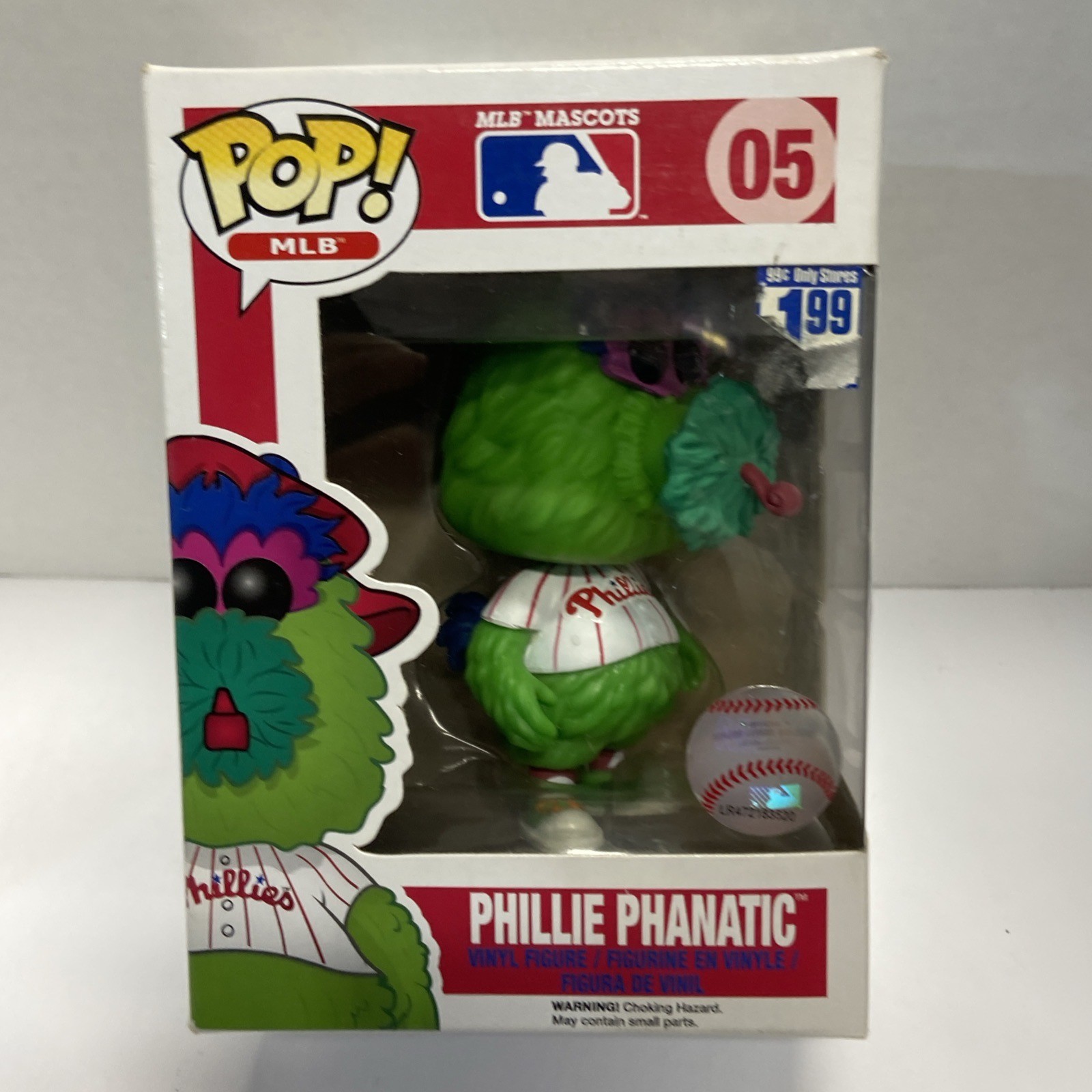 MLB MASCOTS Phillie Phanatic Funko Pop #05 Vaulted *Authentic* Baseball Phillies