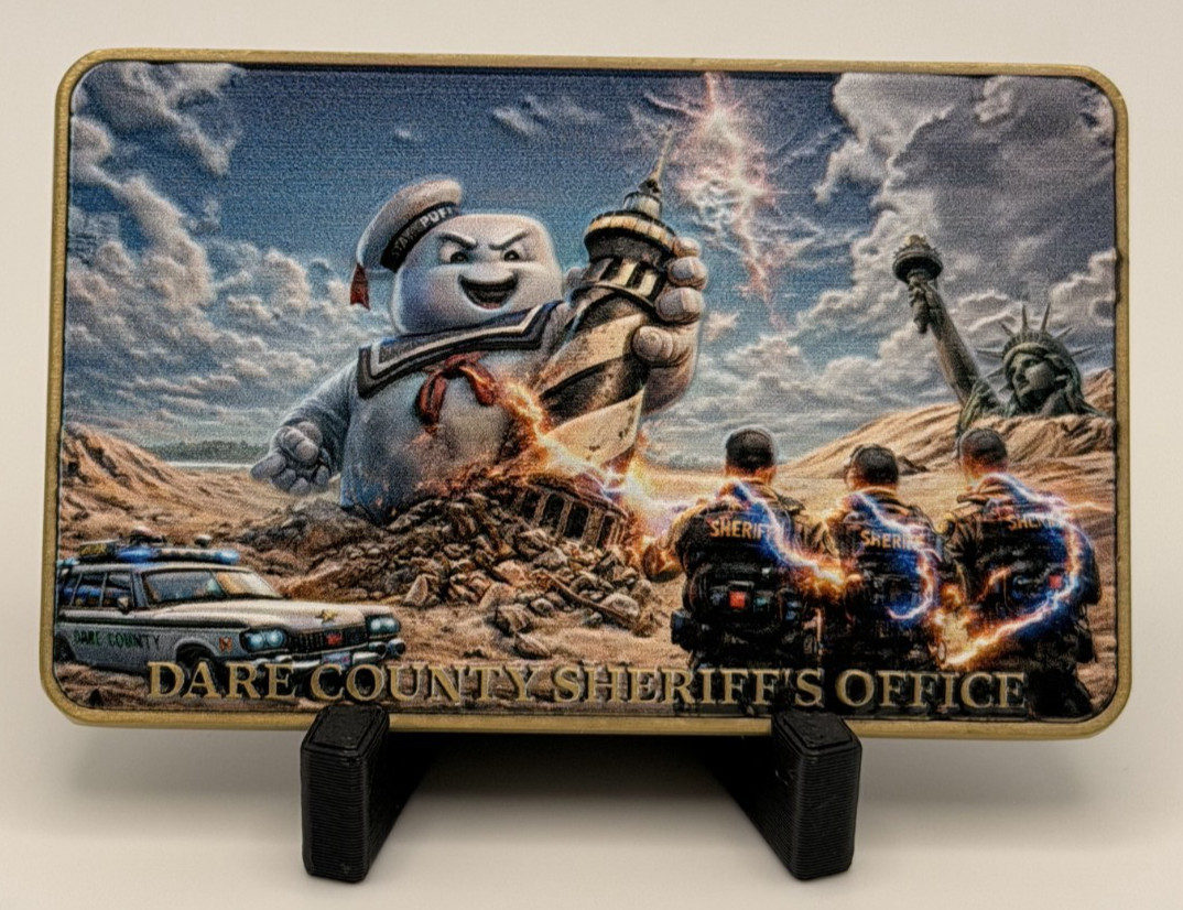 🔥 Sought After – DARE County “Who You Gonna Call” Challenge Coin