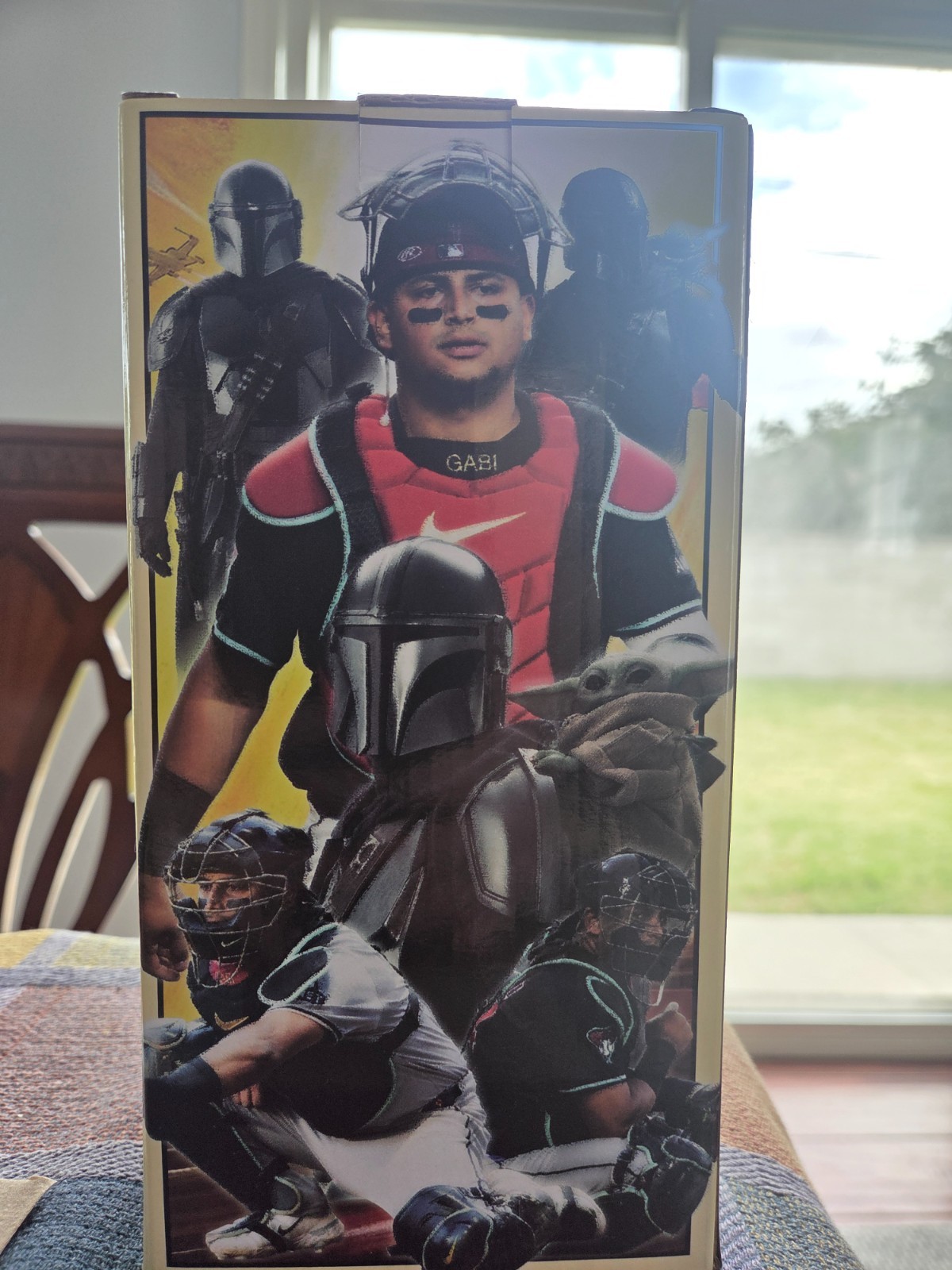 New Star Wars Gabriel Moreno Mandalorian Bobblehead AZ Diamondbacks 5/9/26