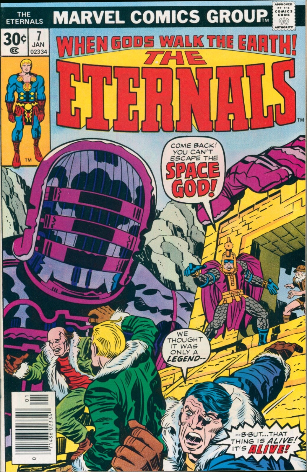 THE ETERNALS #7 ~ MARVEL COMICS 1976 ~ VF